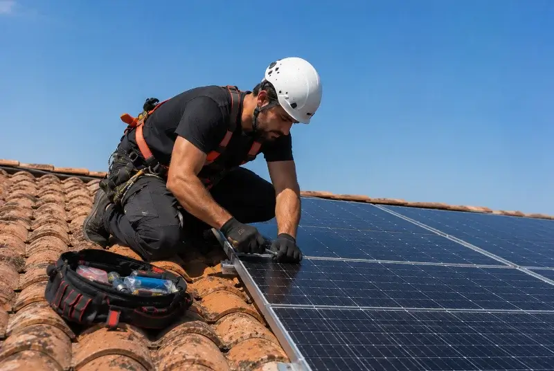 Maintenance et monitoring de panneaux solaires à Jatxou