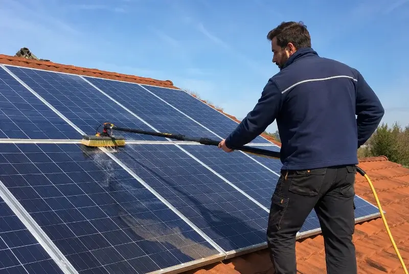 Nettoyage et entretien de panneaux solaires à Jatxou